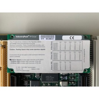 Motorola VME162PA 242SE SBC Board w/ IP-Octal RS232 Serial IndustryPack Module